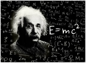 Fotótapéta flizelina 254x184 Albert Einstein E=MC2