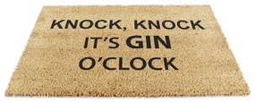 Kókuszrost lábtörlő 40x60 cm Gin O'Clock – Artsy Doormats