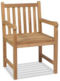 vidaXL 2 db tömör tíkfa kültéri szék