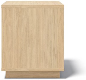 Tárolóasztal tölgyfa dekorral 40x40 cm Ella - TemaHome