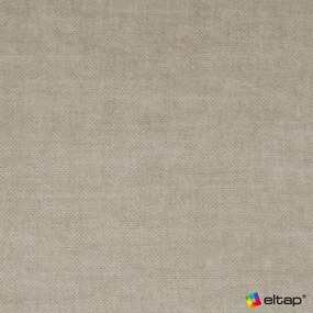 Bézs bársony kinyitható-tárolóhelyes sarokkanapé (jobb oldali-heverő résszel) Gomsi – ELTAP