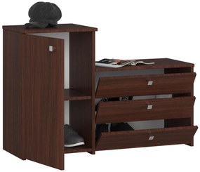 Cipőtároló Sirocco (wenge). Akció -16%. 1068558