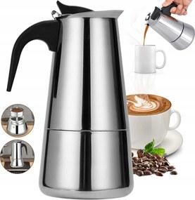 Eszpresszó Kávéfőző, Rozsdamentes, Mokkáskanál Kávéfőző