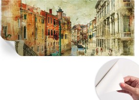 Öntapadós tapéta Divatos 3D fali ragasztóval Városi impresszió 250x104 cm