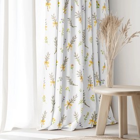 Goldea húsvéti dekor függöny - barka mintás 220x150 cm