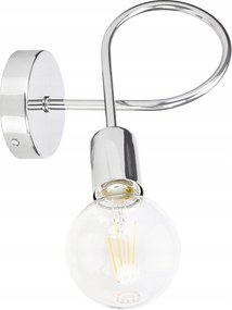 Fali lámpa göndör loft drót edison E27