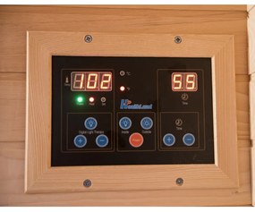 Sauna DeLuxe 3300 Carbon, barna