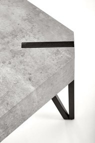 EMILY dohányzóasztal beton/fekete
