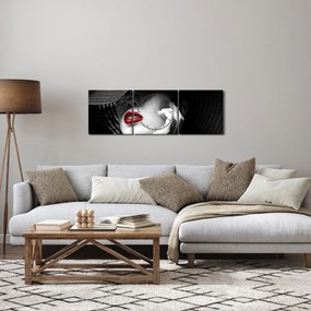 Kép - Nő kalappal (órával) (90x30 cm)
