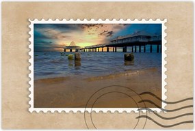 Poszterek 60x40 Naplemente a tengerparton