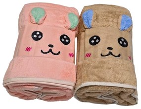 Mikroszálas fürdőlepedő CUTE MIX  4 db 70x140 cm