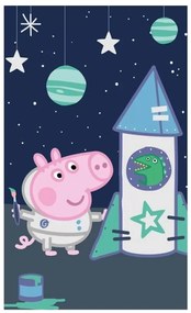 Peppa malac Space kéztörlő, arctörlő, törölköző 30x50 cm