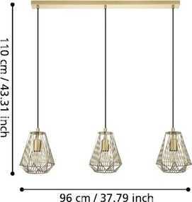 Eglo STYPE 43695 Függőlámpa 1x40W/E27 IP20