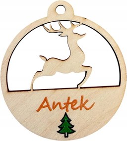 A te neveddel ellátott gömb Mikulás Ajándék Karácsonyi Ajándék