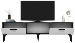 TV asztal/szekrény Vipapo 11 (antracit + fehér) . 1095219