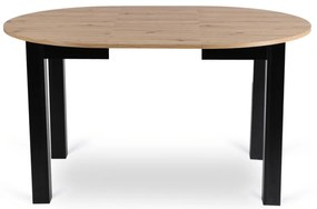 Étkezőgarnitúra 6 db. Szürke Robin székkel. Bővíthető asztal HARRY 102-142 cm