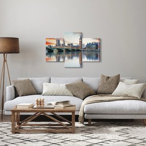 Kép - a Parlament londoni házai (90x60 cm)