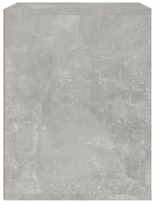 betonszürke falra szerelhető éjjeliszekrény 50 x 36 x 47 cm