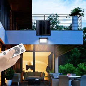 Aigostar - LED állítható fényerőjű napelemes reflektor 100W, IP65, DO