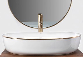 Pultos mosdó Rea CLEO White Gold Edge
