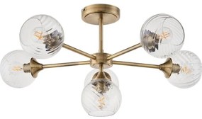 Endon 103171 - Csillár ALLEGRA 6xE14/7W/230V réz/átlátszó