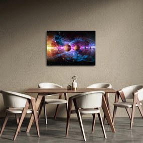 Kép - Naprendszer (üvegen) (70x50 cm)