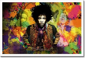 Poszterek keretben 60x40 Jimmy Hendrix