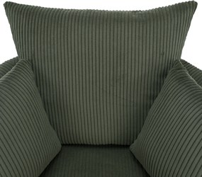 Relaxációs forgófotel, sötétzöld, SALTER