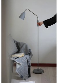 Szürke LED dimmelhető állólámpa fém búrával (magasság 140 cm) Patro – Markslöjd