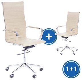 Prymus New irodai szék 1 + 1 INGYENES, krém