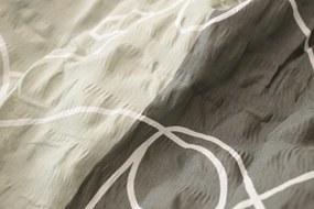 Krepp ágynemű KASPARO BLEND szürke Ágyneműhuzat mérete: 70 x 90 cm | 140 x 200 cm