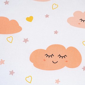 4Home Pink Clouds pamut ágyneműhuzat, 140 x 200 cm, 70 x 90 cm
