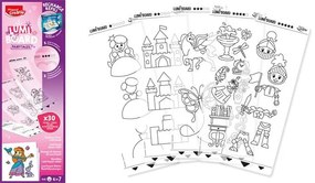 Kreatív rajzkészlet, kiegészítő sablon, MAPED CREATIV Lumi Board, tündérmese (IMAC907096)