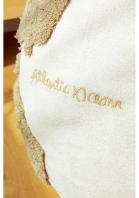 Zöld-krémszínű gyerek babzsákfotel World Map – Lorena Canals