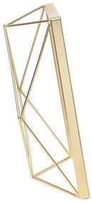 Aranyszínű fém álló-fali képkeret 18x23 cm Prisma – Umbra