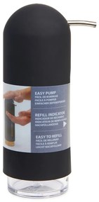 Fekete műanyag szappanadagoló 350 ml Penguin – Umbra