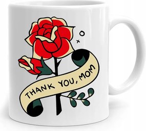 Ajándék Bögre Anyukáknak Thank You Mom fényképes nyomtatással