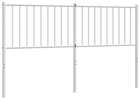 fehér fém fejtámla 160 cm