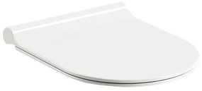RAVAK Uni Chrome Slim WC-ülőke, SoftClose, fehér, 358x453x51mm