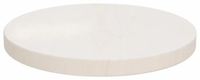 fehér tömör fenyőfa asztallap Ø30 x 2,5 cm