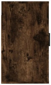 2 db füstös tölgy falra szerelhető TV-szekrény 40x34,5x60 cm