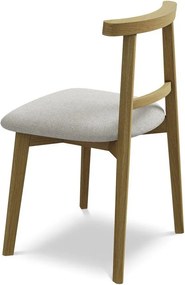 Világosszürke tömörfa étkezőszék Ohelo – Makamii