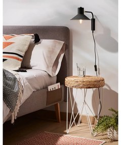 Fekete fali lámpa ø 20 cm Aria – Kave Home