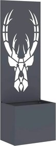 vidaXL Kertvédő vászon Antracit 50 x 140 cm Hidegen hengerelt acél