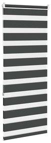 zebrafüggönnyel fekete szövetszélesség 60,9 cm poliészter
