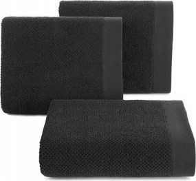 Riso pamut törölköző Eurofirany fekete elegáns