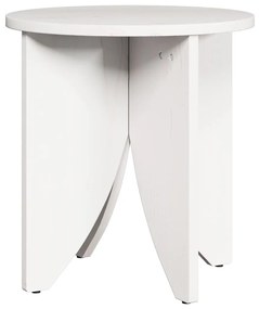 Dohányzóasztal 2 pcs Fehér 41.5 x 41.5 x 44 cm Tömör fenyőfa