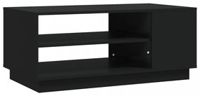 fekete szerelt fa dohányzóasztal 102x55x43 cm