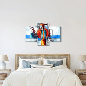 Egy ősi ember képének festménye (90x60 cm)
