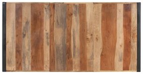 Paliszander felületű tömör fa étkezőasztal 180 x 90 x 75 cm